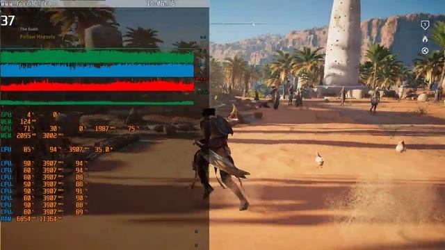 Acer Nitro 5 | Assassins Creed Origins | Gaming test | High settings | i5 8300h + GTX 1050 смотреть онлайн