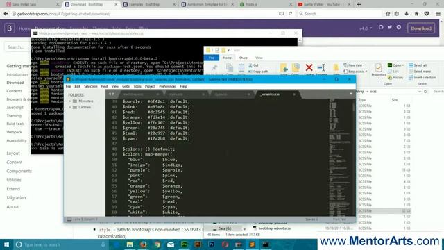 Bootstrap 4 SASS - Tutorial - How to create themes смотреть онлайн