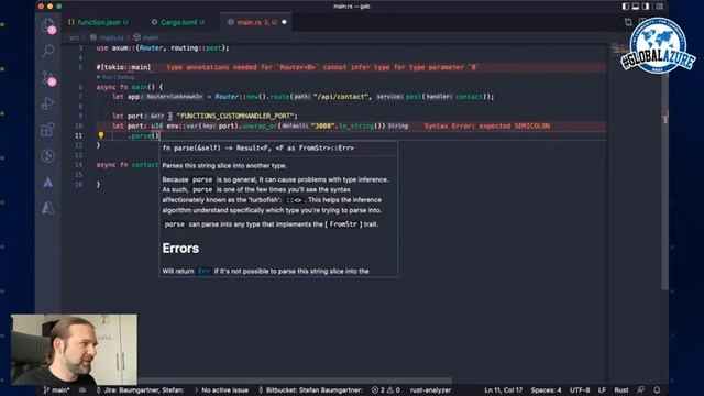 GAA 2022: Serverless Rust on Azure - A Deep Dive смотреть онлайн