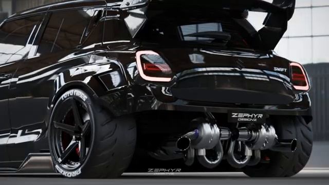Maruti Suzuki SWIFT EXTREME MODIFIED Rear Engined Concept by Zephyr Designz смотреть онлайн