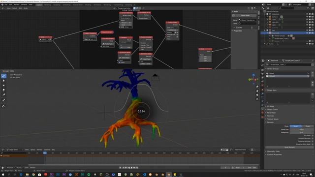Growing Particle Tree with Blender's new Particle Simulation Nodes смотреть онлайн