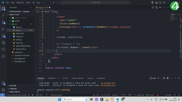 React Tutorial In Hindi #40: React useMemo Hook | React JS Tutorial For Beginners To Advanced смотреть онлайн
