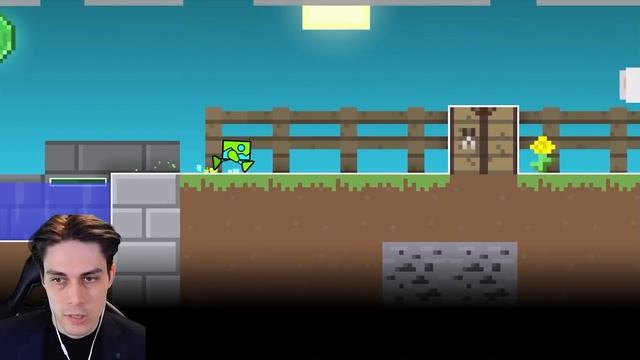 МАЙНКРАФТ В GEOMETRY DASH ! МОИ НЕРВЫ ! - Geometry Dash Minecraft смотреть онлайн