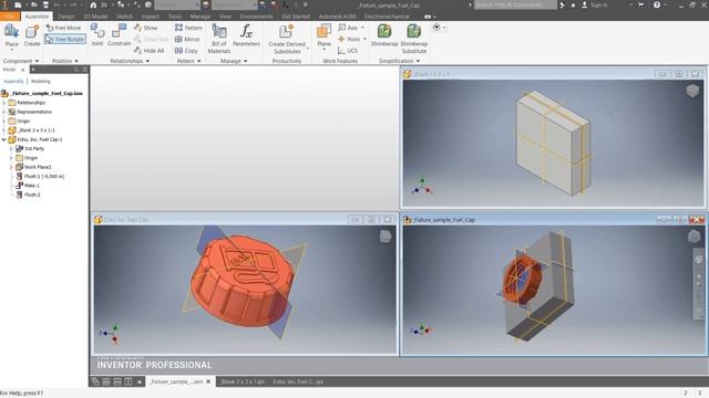 How to create a mold (cavity) in Autodesk Inventor 2018 for 3d printing смотреть онлайн