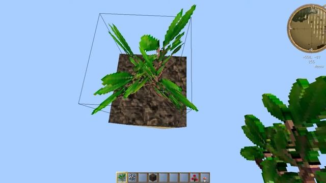 Баг дерево в два блока и блок на 257 уровне в minecraft смотреть онлайн