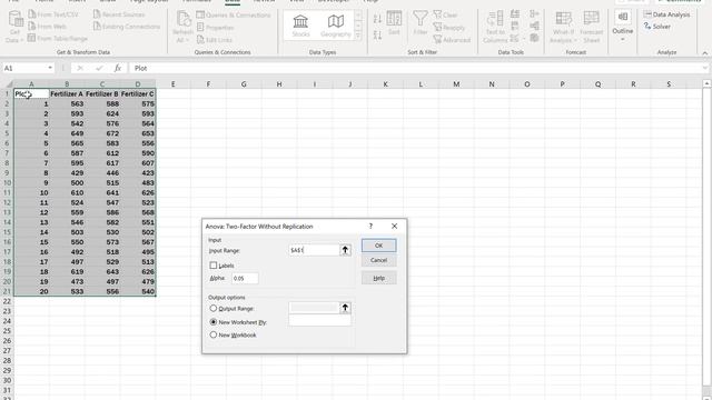 Block design ANOVA using Excel смотреть онлайн
