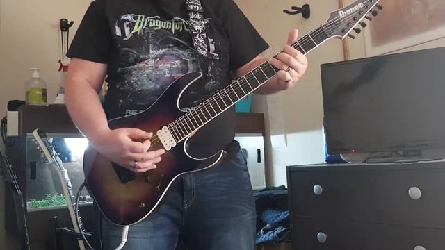 Amaranth - Nightwish (Guitar Cover). Ibanez RGIX6FDLB. 1080p смотреть онлайн