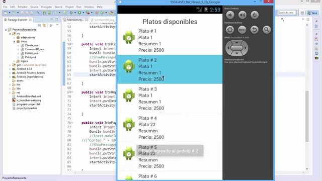 Desarrollo de una aplicación para Android usando Eclipse y SQLite Parte 1 de 8 смотреть онлайн
