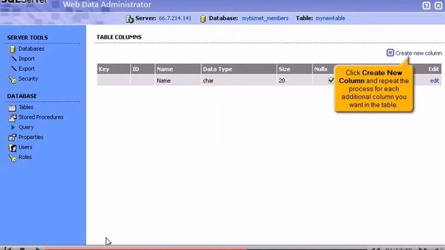 How to manage a MS-SQL database with Web Data Administrator смотреть онлайн