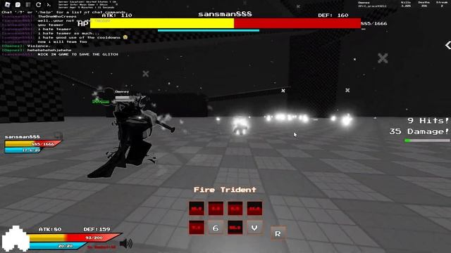 Fight aganist Sansman888 ( roblox : UTPR ) смотреть онлайн