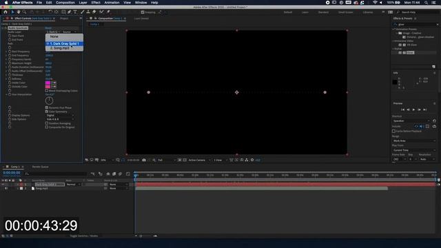 After Effects Audio Waveform Animation - Two Minute Tutorial смотреть онлайн