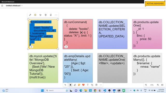 MongoDB CRUD Operations in Telugu смотреть онлайн