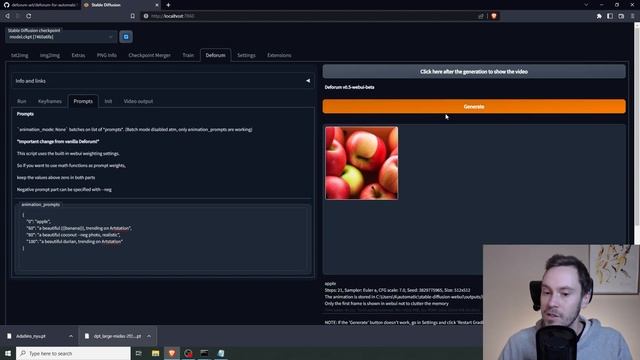 How to install Deforum locally. Stable diffusion animation. смотреть онлайн