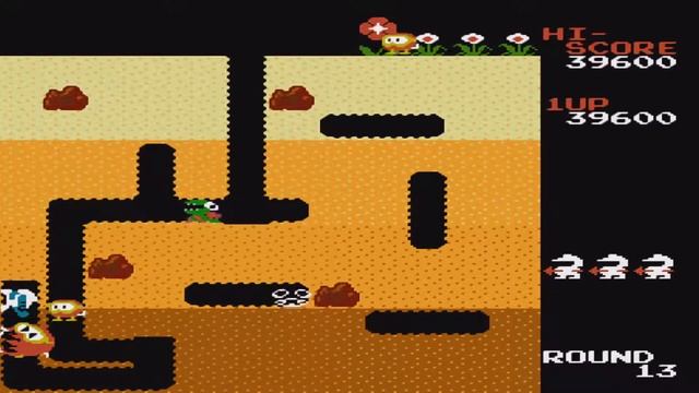 Dig Dug - Full Game 100% Walkthrough | Longplay - NES смотреть онлайн