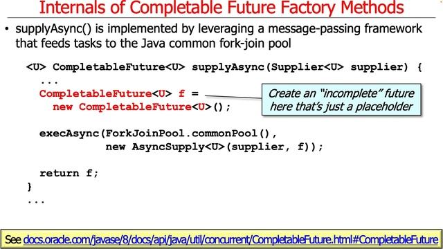 Advanced Java CompletableFuture Features: Factory Method Internals смотреть онлайн