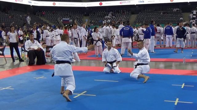 TEAM KATA: UNSU and BUNKAI | World Fudokan - Shotokan Karate Championship | TEAM ROMANIA | WFF | 雲手 смотреть онлайн