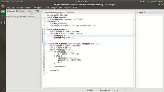 How to print and clear screen with c and assembley смотреть онлайн