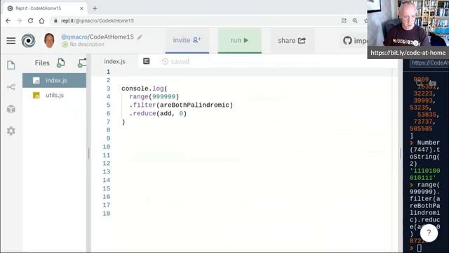 Code at Home Ep.15 - continuing our refactoring journey using 'range' смотреть онлайн