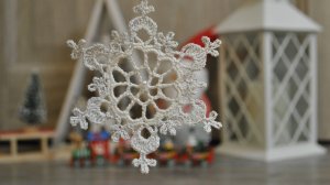 Новая красивая снежинка связанная крючком легко и просто  Вяжем вместе. Подробный мастер класс.