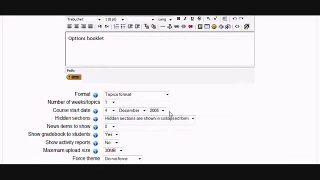 Make your Moodle course page look like a webpage смотреть онлайн