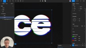 Figma - Создаем эффект разрезанного текста (slice text effect)
