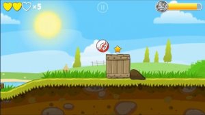 КРАСНЫЙ ШАРИК 4 против НОВОГОДНИХ КВАДРАТОВ #1 | Прохождение игры Red ball 4 Mod | ИГРА RED BALL 4