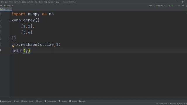 Reshape -1, 1 and Reshape 1, -1 in Python NumPy | Module NumPy Tutorial - Part 07 смотреть онлайн
