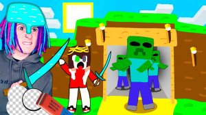 ПОЧЕМУ МОЯ ПЕЩЕРА СТАЛА НАРИСОВАННОЙ В МАЙНКРАФТ