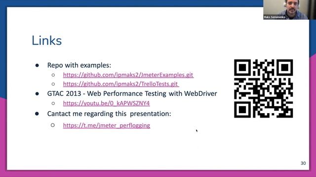 Maksym Semenenko: Optimization of JMeter scripts with reusable fragments and CLI parameters смотреть онлайн