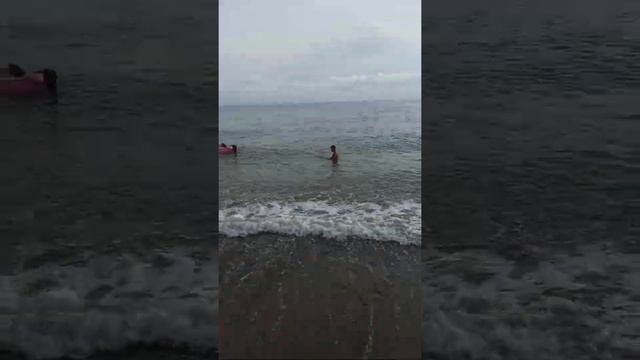 Пляж Лермонтово Туапсинский район, чёрное море 4.07.21г смотреть онлайн