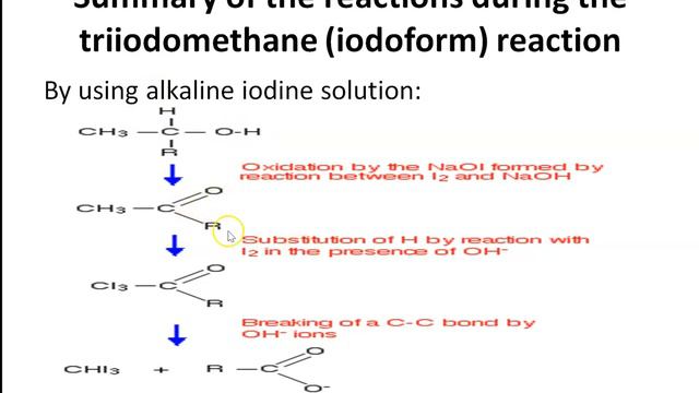 MOE bilingual grade 11 Chemistry 11 1c Iodoform reaction смотреть онлайн