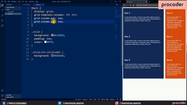 CSS Grid Crash Course for Absolute Beginners Bangla смотреть онлайн