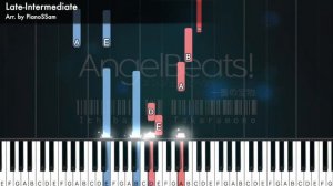 [Late-Intermediate] 一番の宝物 Ichiban no Takaramono - Angel Beats! | Piano Tutorial