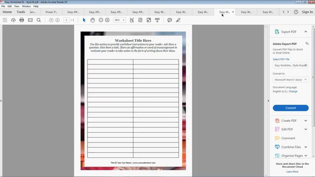 Content Creation Ideas: Printable Custom Worksheets for Your Clients смотреть онлайн