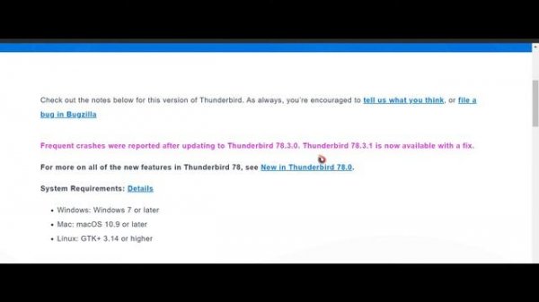 mozilla thunderbird 78.3 (software) - mozilla thunderbird is the perfect alternative to gmail!