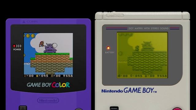 Super Mario Land 2 DX (WIP) Intro comparison смотреть онлайн