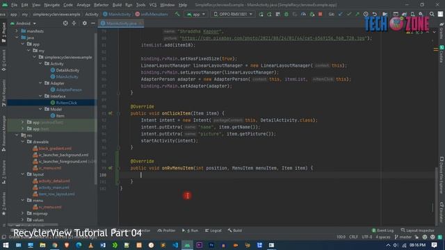 Part 04 | How to implement RecyclerView Popup Menu, Back to top position, Item delete | 2021 смотреть онлайн