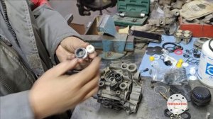 Ремонт блока подготовки воздуха ZB4400 своими руками. Ремонт осушителя на Валдай, Зил Бычок, Hyunda