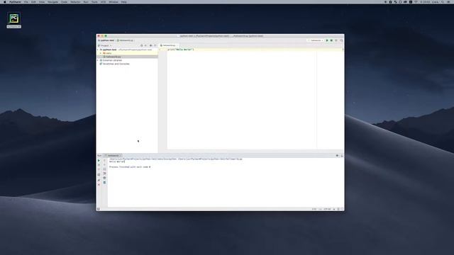 【Python3】【§0-2】PyCharmの使い方、初回起動〜HelloWorld смотреть онлайн