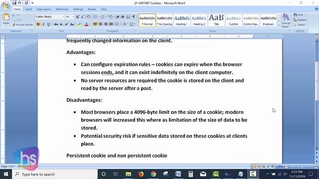 ASP .NET Cookies | asp.net tutorial for freshers | asp.net full stack course | Harisystems смотреть онлайн