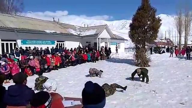23-февраль Ата Мекенди коргоо куну. смотреть онлайн