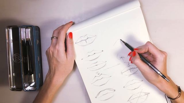 Нюансы в портрете Часть 3: Как рисовать живые губы смотреть онлайн