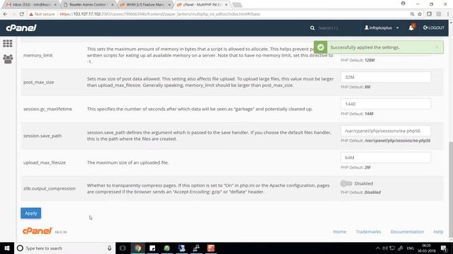 cPanel Howto Create Your Own php ini File In cPanel смотреть онлайн