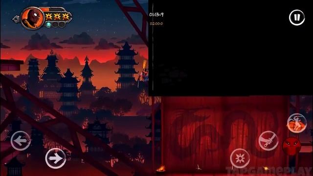 Shadow Blade: Reload - Gameplay Walkthrough Part 2 - 1. Dojo: Levels 5-7 (iOS) смотреть онлайн