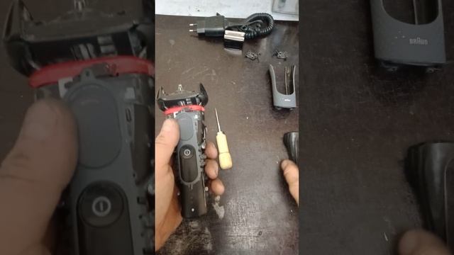 разборка-сборка эл.бритвы Браун