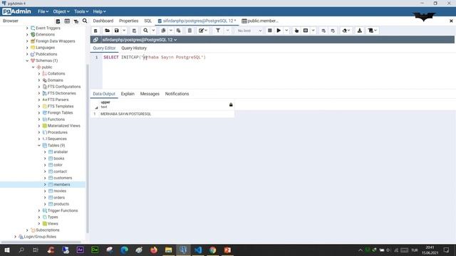 PHP Ders 214 PostgreSQL String Fonksiyonları смотреть онлайн