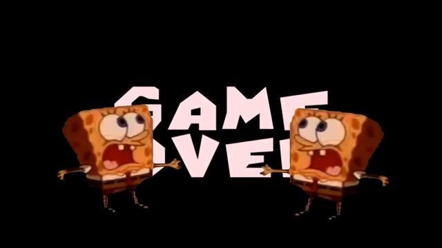 Spongebob screaming cuz the Mario sunshine game over and screen смотреть онлайн