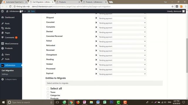How to migrate data from OpenCart to WooCommerce with LitExtension смотреть онлайн