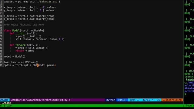 simple regression in pytorch смотреть онлайн