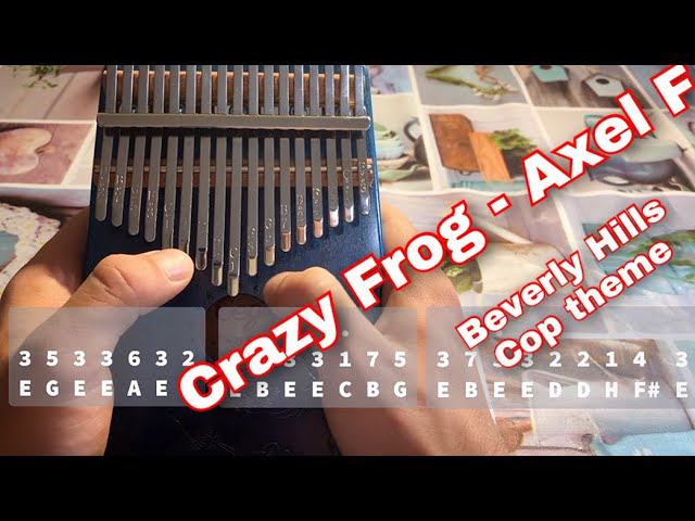 Crazy Frog - Axel F (Beverly Hills Cop theme) kalimba tabs смотреть онлайн